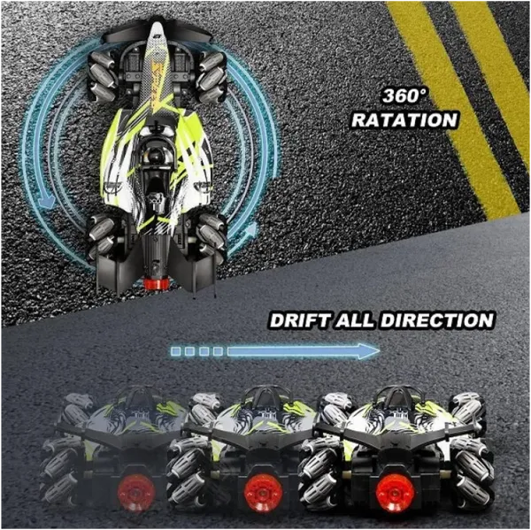 Kids RC F1 Car 2.4G 4CH 6WD Rechargeable Motor Drive Remote Control Car Model Toy